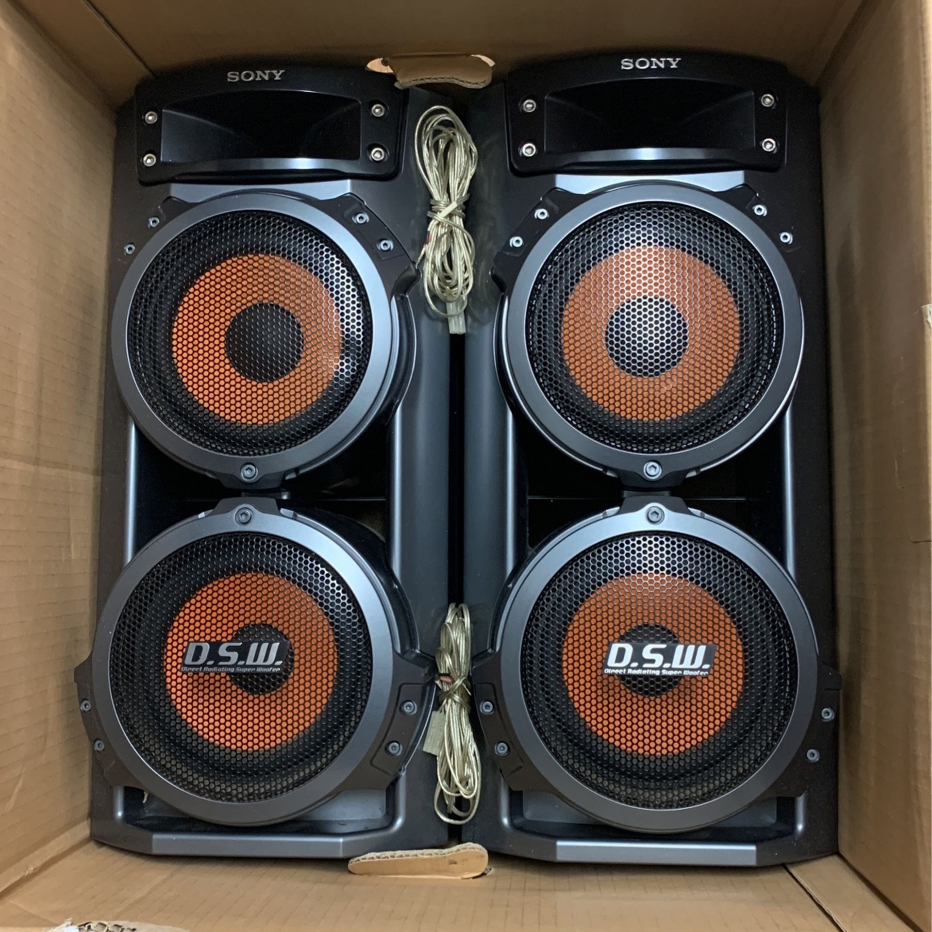 Sony D.S.W. Speakers