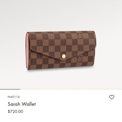 Louis Vuitton Sarah Wallet