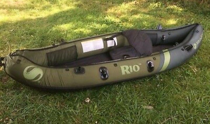 Sevylor Rio Inflatable Kayak & Minn Kota Trolling Motor