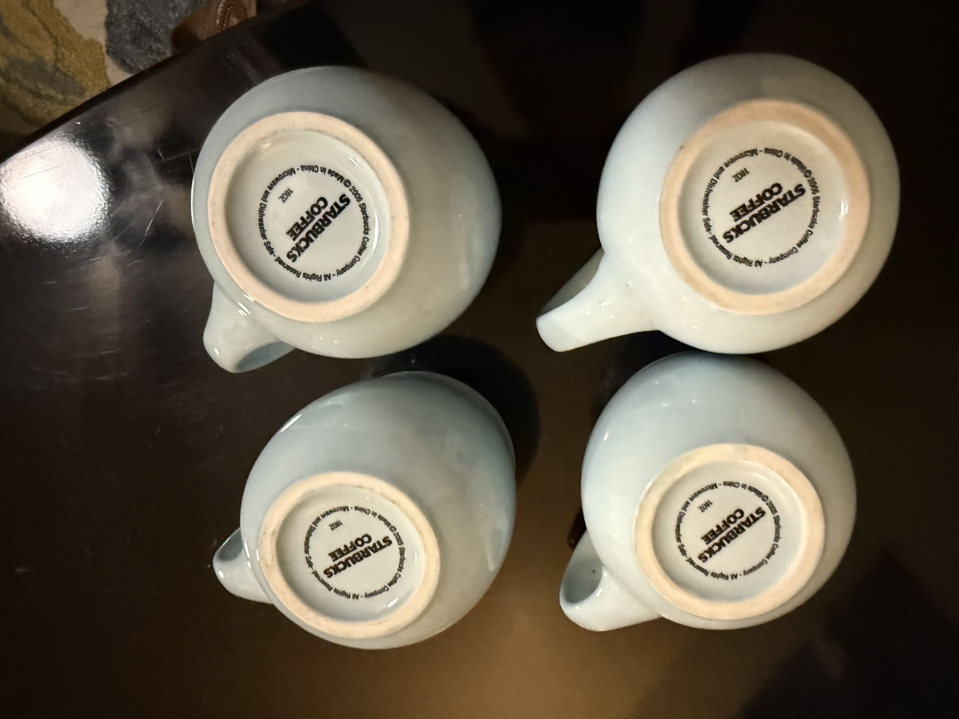 Starbucks 2005 Blue 16 Ounce Coffee Cups