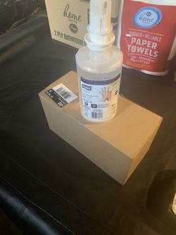 Tork sanitizer and new dispenser.