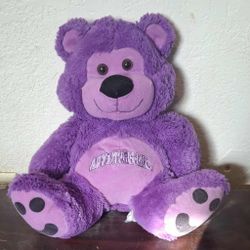 Purple Adventureland Bear 