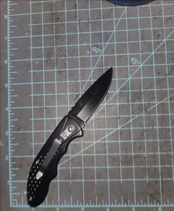 Black Folding Pocket Knife