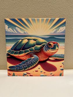 Decorative Ceramic Tile Trivet 6” x 6” Made On Kaua’i