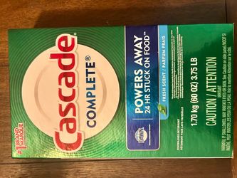 Cascade Complete Dishwasher Detergent 60 oz