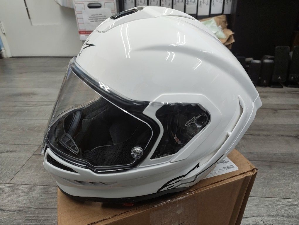 Alpinestars Supertech Super Tech R10 Carbon Helmet White XL