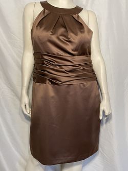 David’s Bridal Brown Dress Women’s Size 18