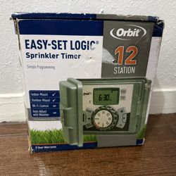 Orbit 12-Station Easy-Set Logic Indoor/Outdoor Sprinkler Timer