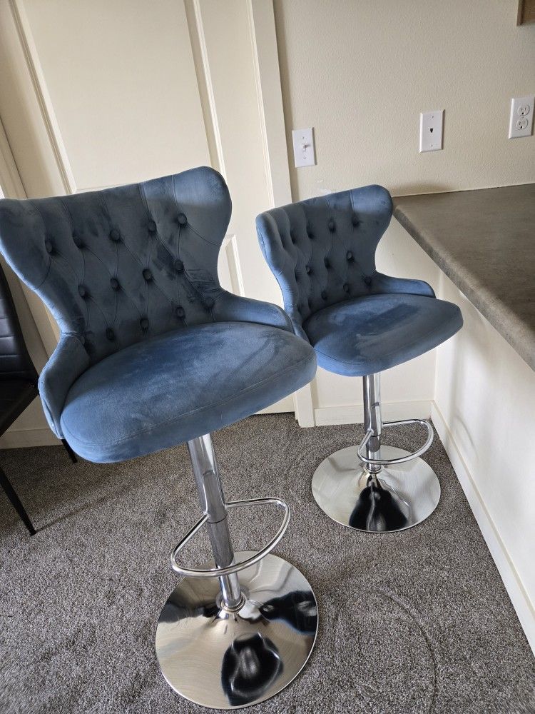 Swivel Counter Height Bar Stools Set of 2