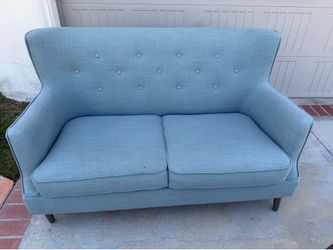 Blue Loveseat Sofa