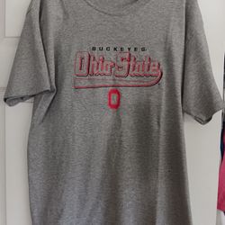 Vintage 90s Ohio State Buckeyes Embroidered Tshirt 