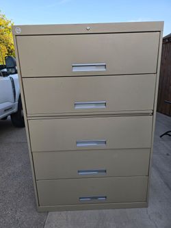 Large metal file cabinet
