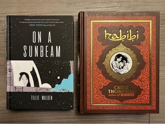 GRAPHIC NOVEL On a Sunbeam and Habibi Bundle