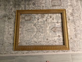 Large Ornate Gold Frame – 43x37 – Mirror or Art Project