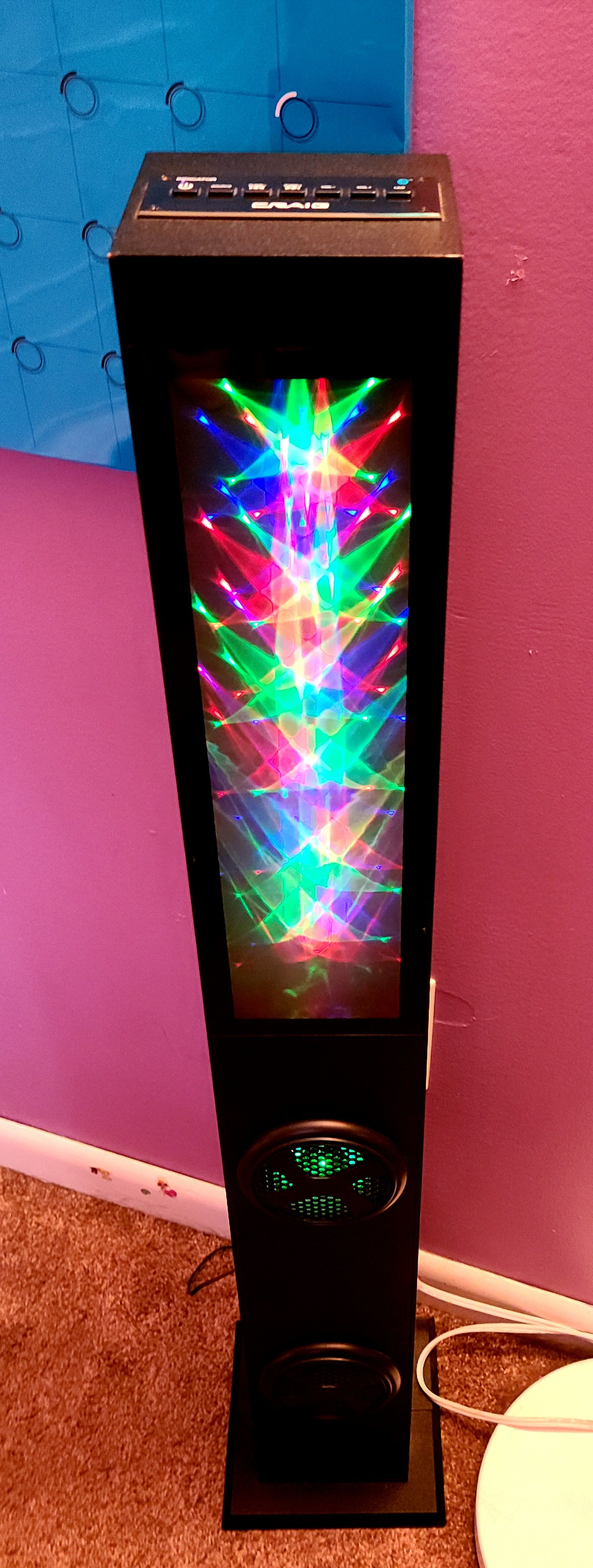 For Sale: Bluetooth LED tower speaker with remote
