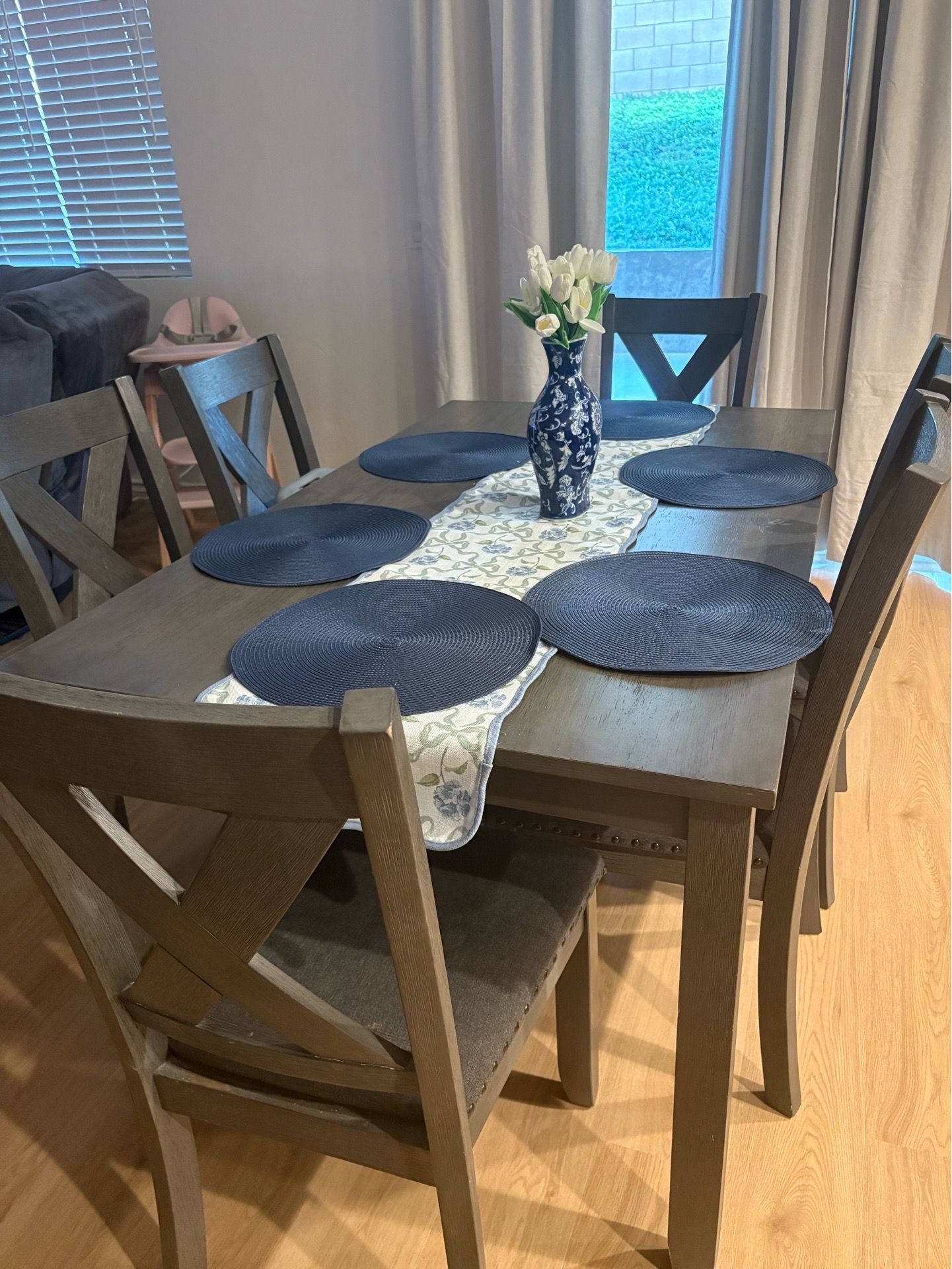 6 Seat Dining Table Set