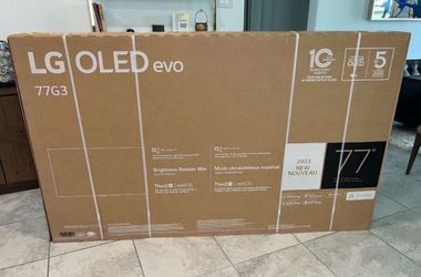 77G3 77” Lg smart 4k oled hdr tv