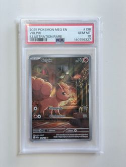 PSA 10 Vulpix Mega Evolution 