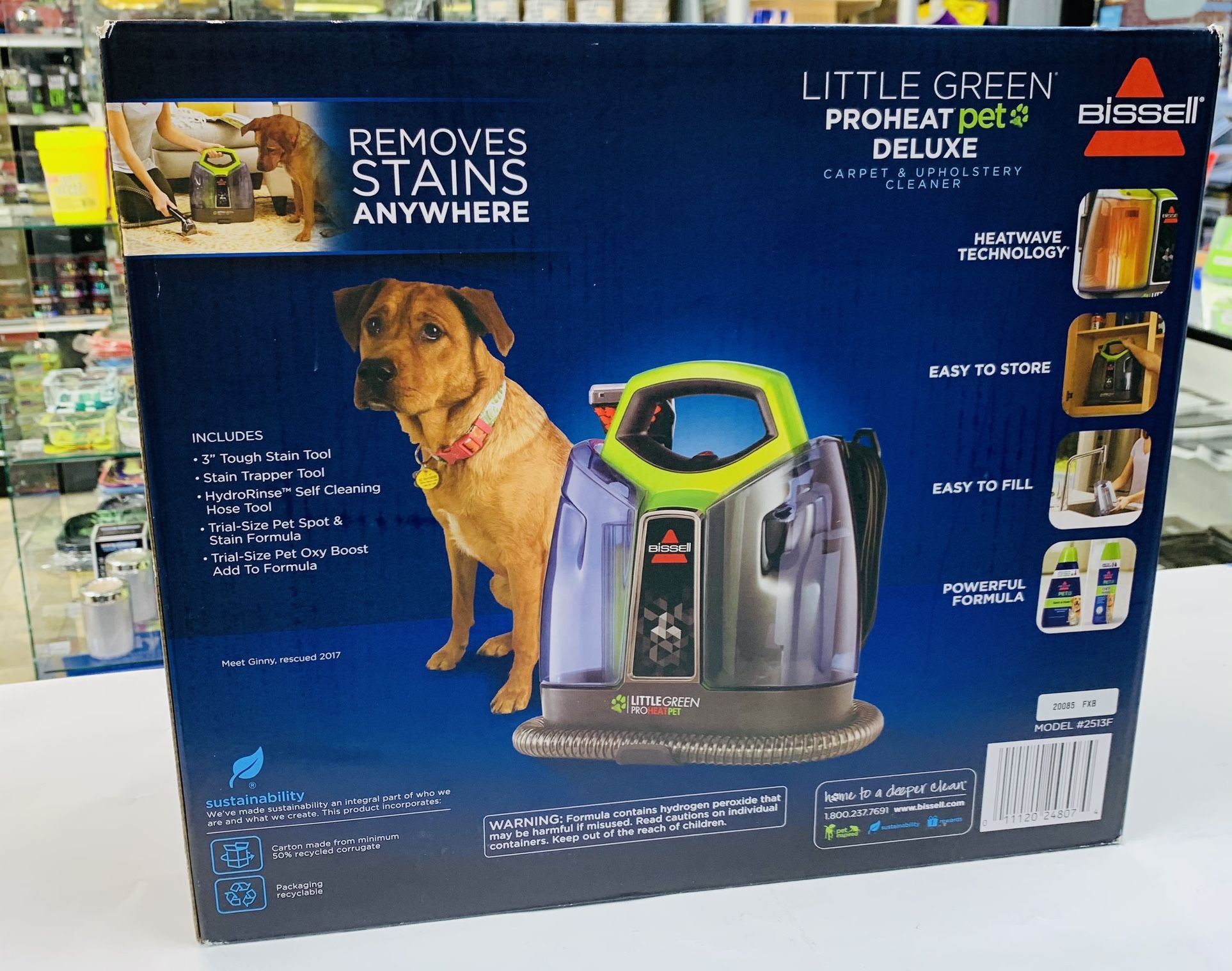 bissell little green machine (read description)