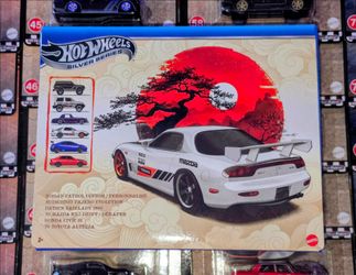 Hot Wheels Silver Series JDM Diecast 6-Pack Set