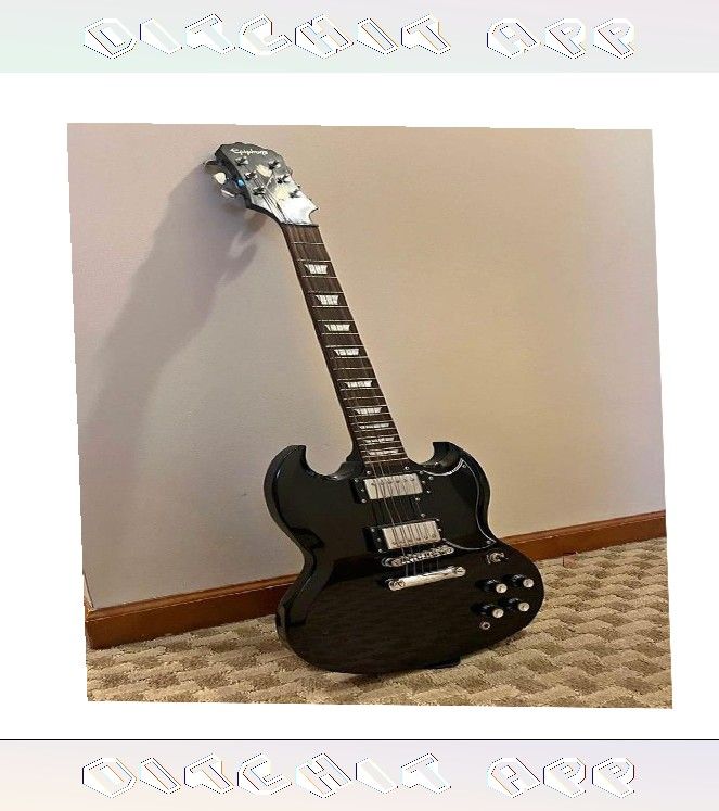 believe oil Electric Guitar Rock Out with Elite Sound Performance