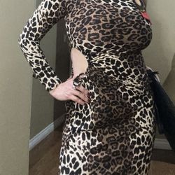 Animal Print Dress