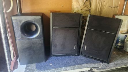 Bose Acoustimass 3 Series IV Subwoofer and 201 Series III Speakers