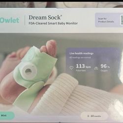 Brand New Owlet Dream Sock