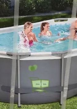 🏊♂️ Bestway Power Steel 14 x 8 Foot Above Ground Swimming Pool Set with Pump