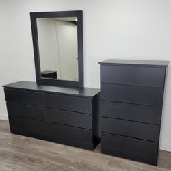 Brand New Dresser With Mirror And Chest / Comoda con Espejo y Gavetero Nuevos a Estrenar … Fast 🚚