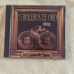 Los Cadetes De Linares: 15 Boleros De Oro latin romantic! Rare CD 