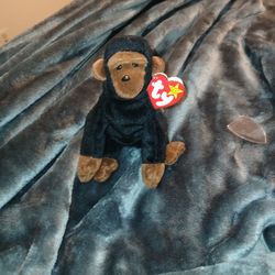 RARE Ty Beanie Baby Congo the Gorilla Plush Toy - 4160 - Date of Birth 11-09-96