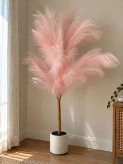 Blush Pink Feather Tree Decor