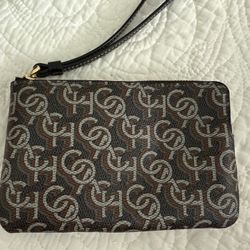 Monogrammed Coach Wristlet $35
