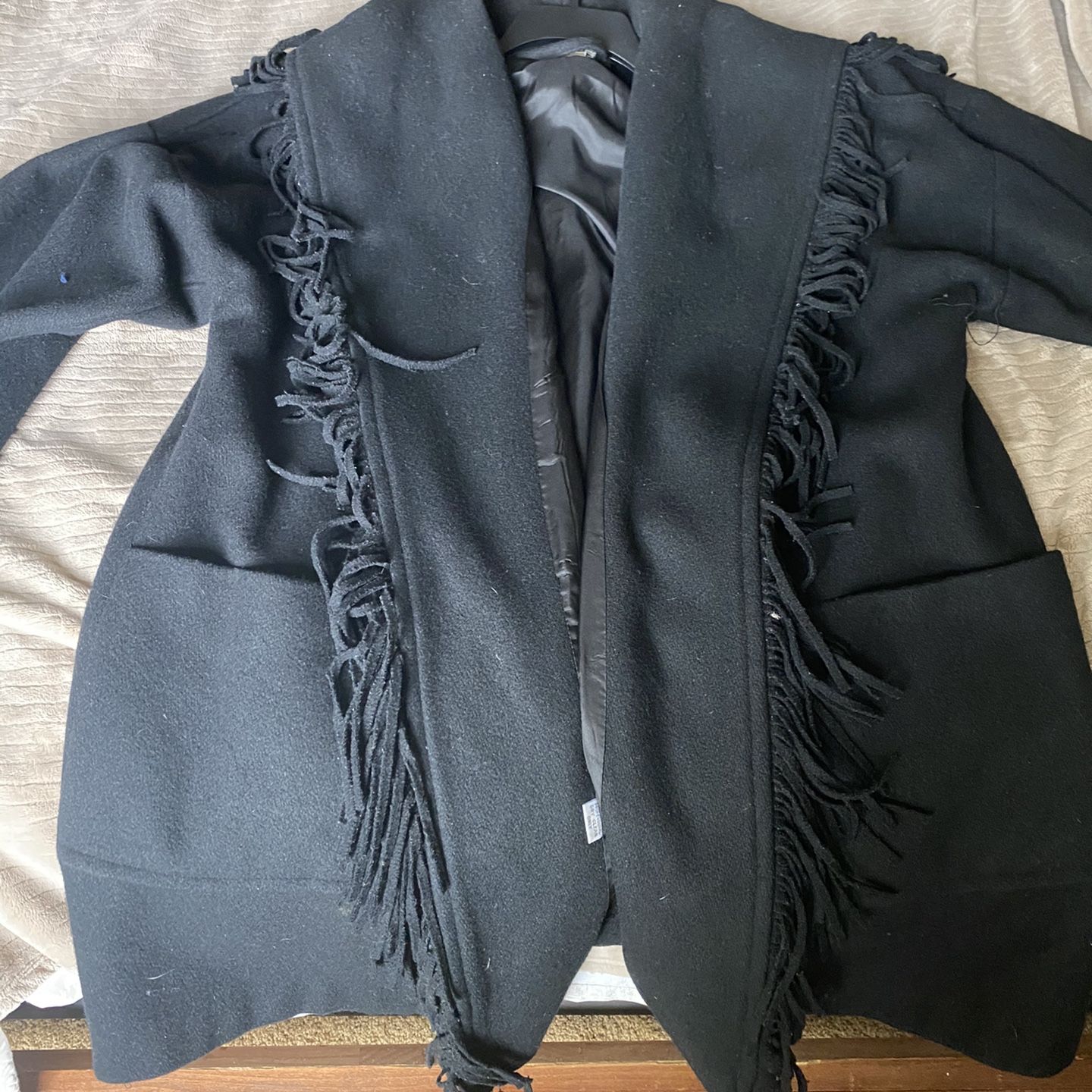 Plus Size Fringed Coat, Size 18/20 $15