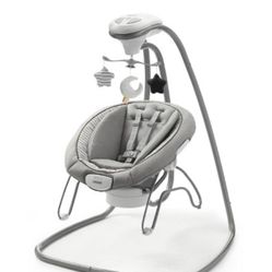 Graco Duet Connect Deluxe Baby Swing With Portable Bouncer