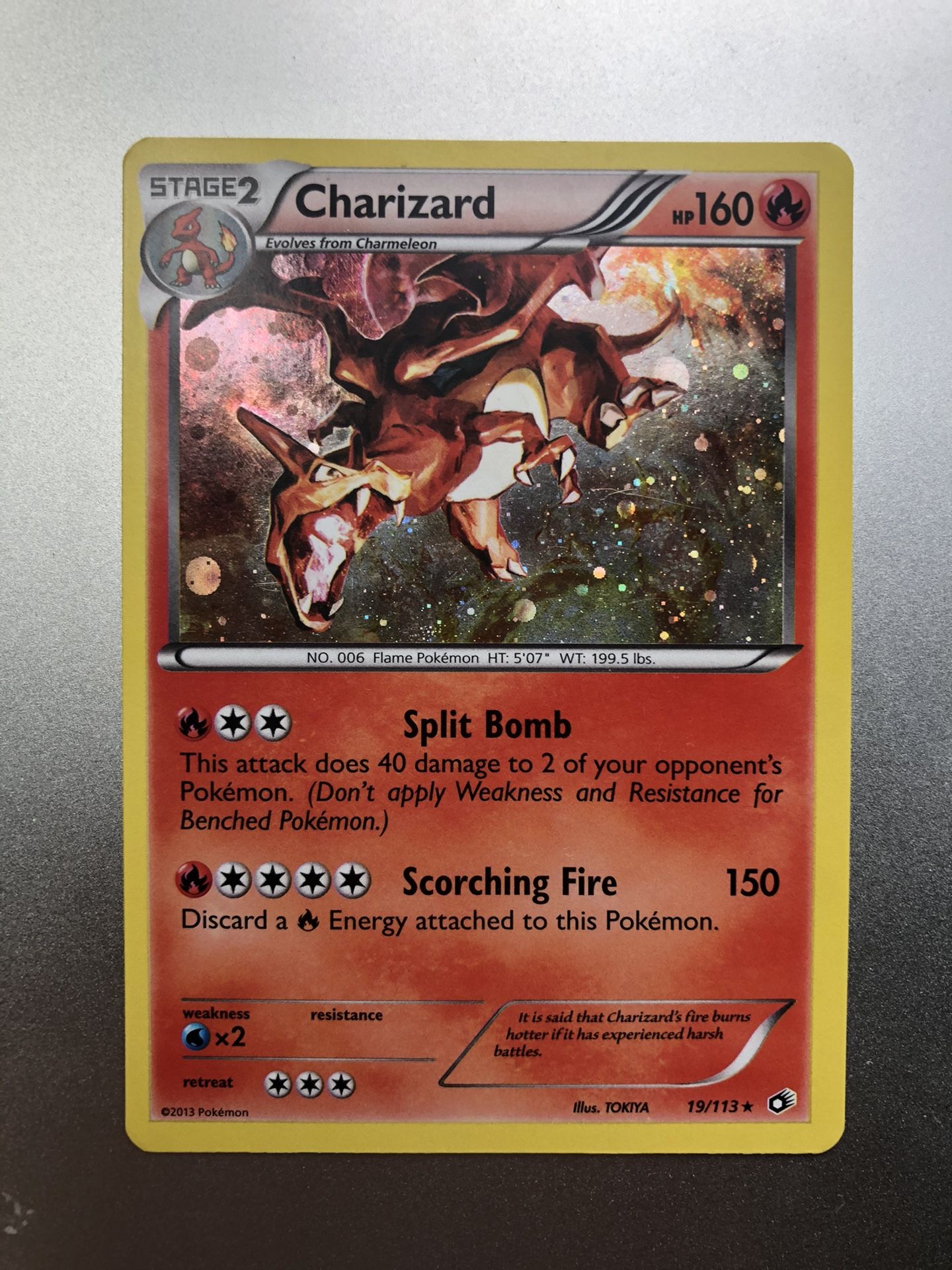 Charizard Legendary Treasures 19/113 - NM/LP