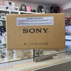 Sony FX30 Cinema Camera