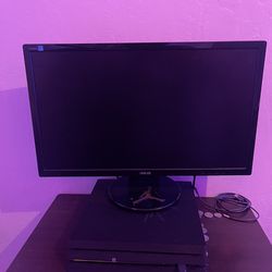 MONITOR AND PS4 SLIM