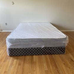 Queen Mattress Come With Free Box Spring - Free Delivery 🚚 Today To Reasonable Distance 