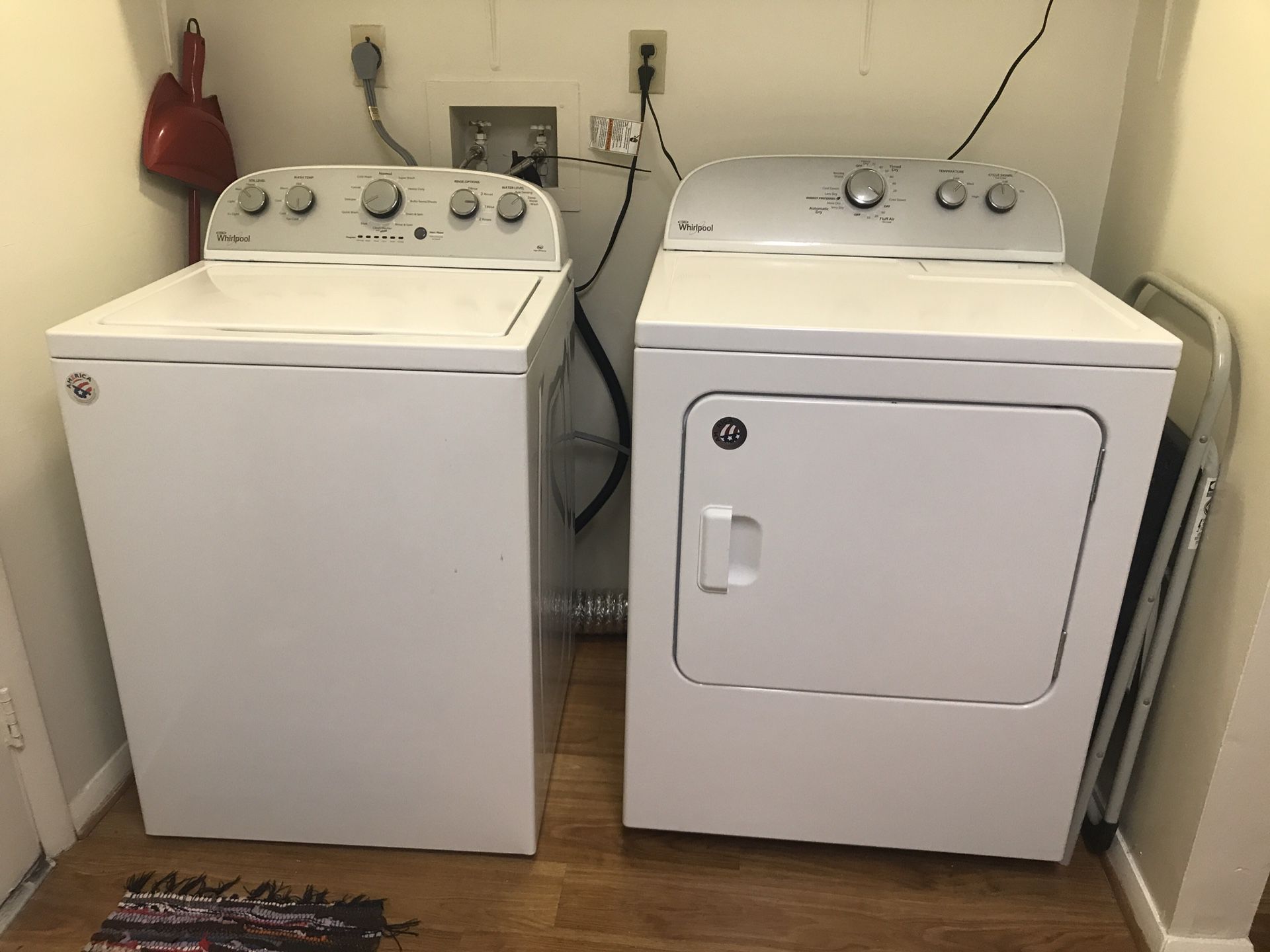 Whirlpool washer and dryer used for six months!