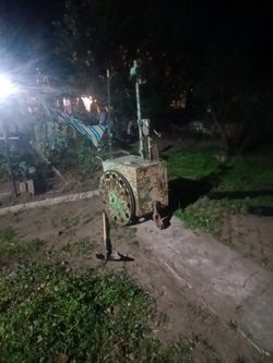 Antique Gas Service Cart