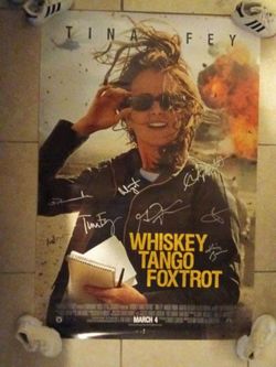 Whiskey Tango Foxtrot Hand Signed Movie Posters 8 Autographs