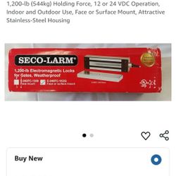 1200-lb Seco-larm Magnetic  🧲 Lock 🔐 