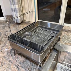 Simple Human dish rack with wine glass dryer extension - Free!