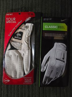 Men's left hand golf gloves-new