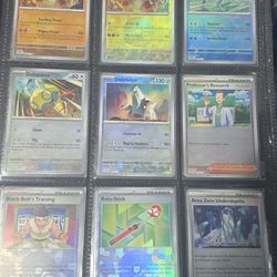 Pokemon Pokeball And Master Ball Cards. English, Jap And Koreon
