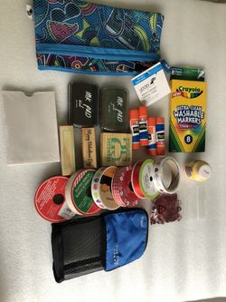 School and craft supplies 