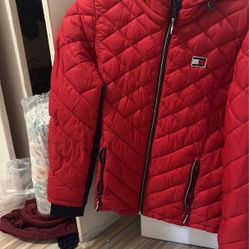 Tommy Hilfiger Red Jacket Women 