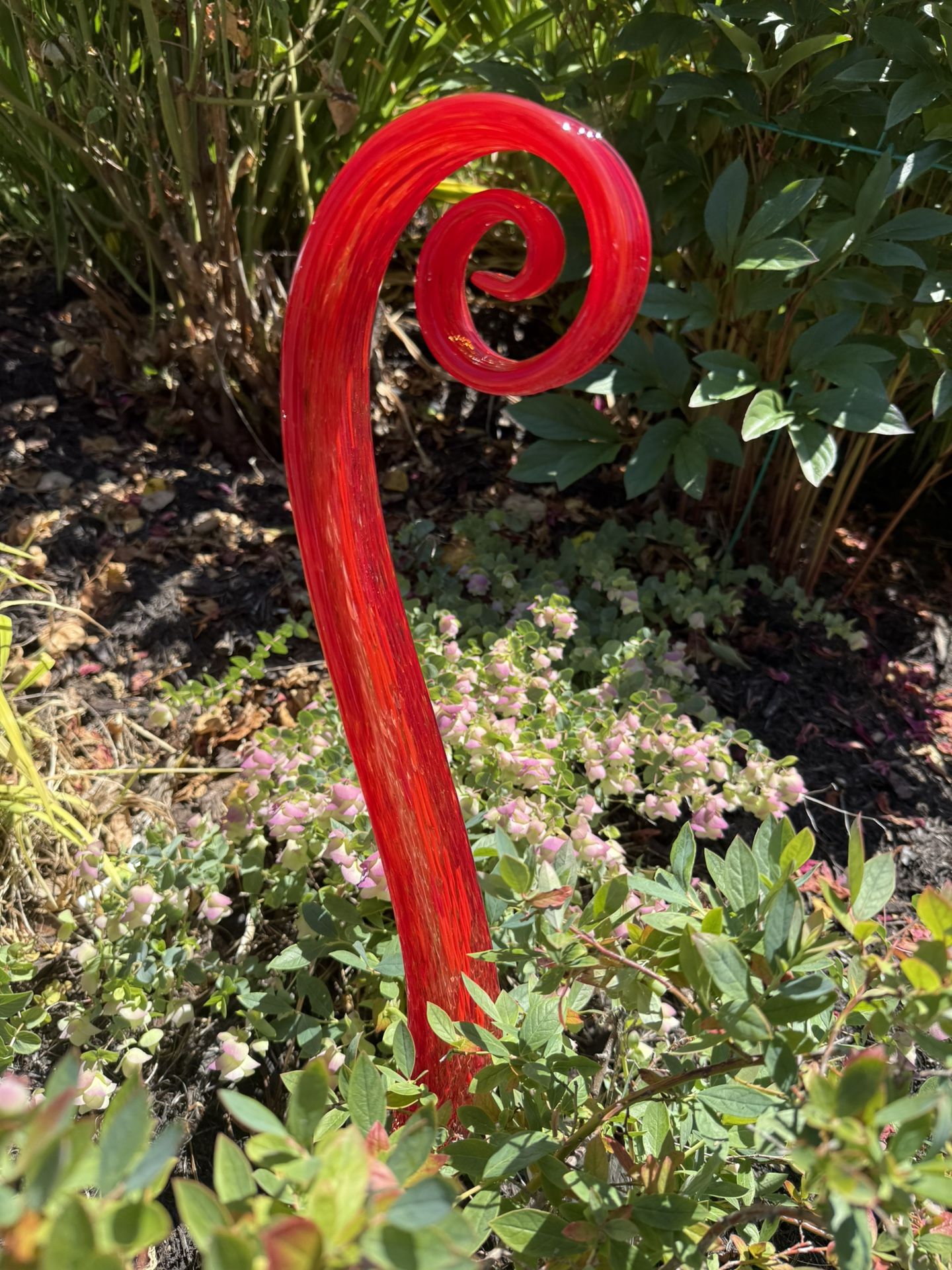 Blown Glass Yard Art